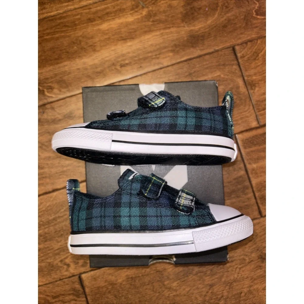 Converse CTAS 2V OX - DragonScale/Navy/White - A09327F - Infant‎ Size 8 NIB